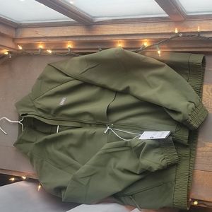 FIGS Sydney Jacket Dark Olive- S